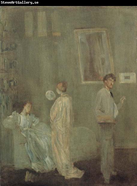 James Abbot McNeill Whistler The Artist s Studio